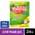 Children's Zyrtec 24 Hour Allergy Relief Dye-Free Chewable Tablets Cetirizine HCl 10 mg Grape Flavor Perspective: front