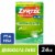 Zyrtec 24 Hour Allergy Relief Dissolve Tabs Cetirizine HCl Citrus Flavor Perspective: front