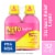 Pepto-Bismol 5 Symptom Relief Liquid Twin Pack Perspective: front