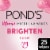 Pond's Brighten Rose Vitamin Micellar Wipes Perspective: front