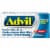 Advil Film Coated Tablets Pain Reliever and Fever Reducer, Ibuprofen 200mg Perspective: front