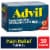 Advil Pain Reliever and Adult Fever Reducer Ibuprofen Perspective: front