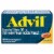 Advil Coated Caplets Pain Reliever and Fever Reducer Ibuprofen Perspective: front
