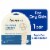 Aveeno Skin Relief Repairing Hand Mask 2 Single-Use Gloves Perspective: front
