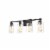Lighting MERCY Contemporary 4 Light Rubbed Bronze Bath Vanity Fixture 27 Width Perspective: front