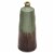 21  Glass Vase W/ Gold Ring, Chestnut Perspective: front