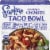 Frontera Medium Chicken and Chorizo Taco Bowl Frozen Meal Perspective: front