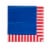 American Greetings Patriotic Paper Napkins Perspective: front