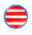 American Greetings Patriotic Paper Dinner Plates Perspective: front