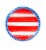 American Greetings Patriotic Paper Dinner Plates Perspective: front