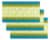 American Greetings Teenage Mutant Ninja Turtles Yellow Plastic Table Covers Perspective: front