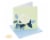 Papyrus Blank Card (White Rose) Perspective: front