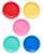 American Greetings Assorted Colors Paper Plates Perspective: front