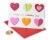 Papyrus Valentine’s Day Card (Colorful Hearts) Perspective: front