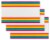 American Greetings Rainbow Plastic Table Covers Perspective: front