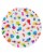 American Greetings Rainbow Dessert Plates Perspective: front