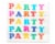 American Greetings Rainbow Lunch Napkins Perspective: front