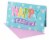 American Greetings Polka Dot Easter Greeting Card with Ribbon Perspective: front