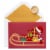 Papyrus Christmas Card #56 (Sleigh with Presents) Perspective: front