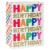 American Greetings Large Gift Bag - Happy Birthday Lettering (#3) Perspective: front