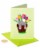 Papyrus Easter Card for Kids (Bunny in Flower Pot) Perspective: front