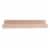 New View Long Pink Scallop Edge Shelf Perspective: front