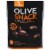 Gaea Pitted Kalamata Olives 100% Natural and Sun Ripened Snack Pouch Perspective: front