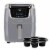PowerXL 7-qt 10-in-1 1700W Air Fryer Steamer with Muffin Pan Slate Perspective: front