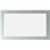 Vinnova Callista 40 LED Lit Accent Bathroom Vanity Wall Mirror in Silver Perspective: front
