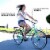 sixthreezero Women's Around the Block 1 Speed Beach Cruiser Bicycle, Mint Green Perspective: front