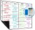 WallDeca Erasable Fridge Weekly Wall Planner, 43 x 30 cm, Perfect for Family Perspective: front