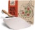 Chef Pomodoro Aluminum Metal Pizza Peel with Foldable Wood Handle for Easy Storage 12" x 14" Perspective: front