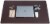 ZBRANDS // Brown Artificial Leather Desk Mat Pad Blotter Protector (36  x 20 ) Perspective: front