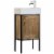 Design Element Bristol 18.5  Single Sink Vanity in Walnut Perspective: front