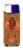 Thanksgiving Turkey and Fall Leaves Fleur de lis Ultra Hugger for slim cans Perspective: front