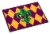 Carolines Treasures 8133MAT Mardi Gras Fleur de lis Purple Green and Gold Doorm Perspective: front