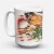 Carolines Treasures 8537CM15 Crab Boil Coffee Mug 15 oz Perspective: front