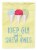 Carolines Treasures SB3110GF Keep calm and eat snow cones Garden Flag Perspective: front