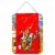 Carolines Treasures MW1197DS1216 Happy Holidays Shrimp Wall or Door Hanging Pri Perspective: front