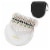 Kalimba, FIXM 17 Keys Thumb Piano Transparent Acrylic Material with Carry Bag, Tuning Hammer Perspective: front