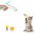 Ownpets Cat Toy Gun, Interactive Cat Toy Gun Shape Toy with Ball & Feather Perspective: front