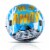 CAMULAND 47-Inch Winter Snow Tube Flying Saucer Type Perspective: front