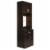 Better Home Products Shelby Tall Wooden Kitchen Pantry in Tobacco Perspective: front