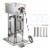 10L 15.4Lb Electric Commerical Sausage Stuffer Stainless Dual Speed Best Price Perspective: front