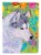 Carolines Treasures SS4809GF Siberian Husky Easter Eggtravaganza Garden Flag Perspective: front