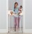 Regalo Easy-Step Extra Tall Baby Safety Gate - White Perspective: front