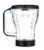 Ninja® Multi-Serve Tritan Nutri Ninja Cup - Clear/Black Perspective: front