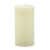 Inglow Flameless Real Wax LED Pillar Candle - Cream Perspective: front