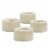Inglow Flameless Wax Covered LED Votives – Cream Perspective: front