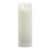 Mirage Flameless LED Wax Pillar Candle - Cream Perspective: front
